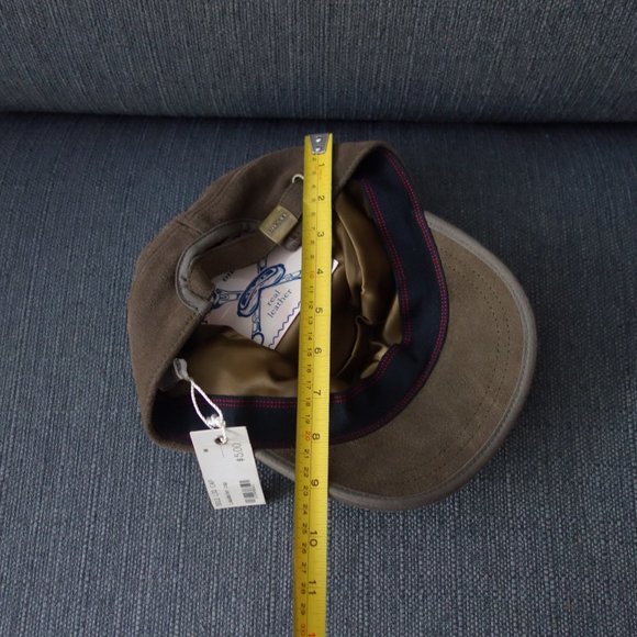 Diesel Real Leather Only the Brave 100% Cow Leather Adjustable Hat - Picture 14 of 16